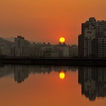 台风前的宁静，珠海晚霞的绚烂与城市的静谧